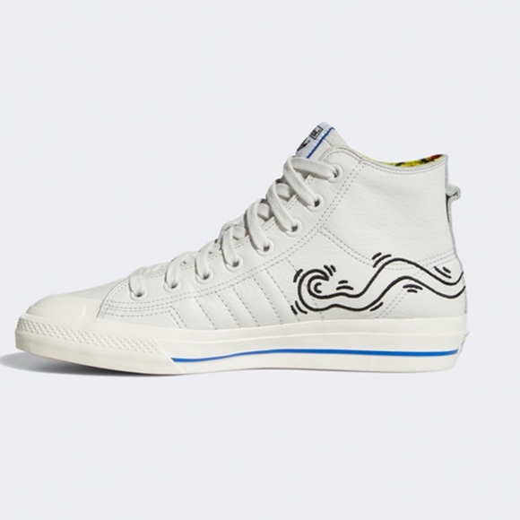 AUTHENTIC NIZZA HI RF KEITH HARING  SNEAKERS *NIB* - Picture 4 of 8